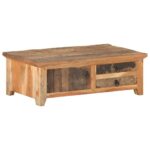 Sofabord 90x50x31 cm massivt genbrugstræ - Kategori: 4 Sofabord 90x50x31 cm massivt genbrugstræ