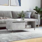 Sofabord 90x50x36,5 cm konstrueret træ betongrå - Kategori: 4 Sofabord 90x50x36,5 cm konstrueret træ betongrå