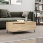 Sofabord 90x50x36,5 cm konstrueret træ sonoma-eg - Kategori: 4 Sofabord 90x50x36,5 cm konstrueret træ sonoma-eg