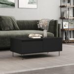 Sofabord 90x50x36,5 cm konstrueret træ sort - Kategori: 4 Sofabord 90x50x36,5 cm konstrueret træ sort