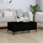Sofabord 90x50x36,5 cm konstrueret træ sort - Kategori: 4 Sofabord 90x50x36,5 cm konstrueret træ sort