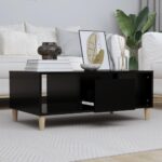 Sofabord 90x50x36,5 cm konstrueret træ sort - Kategori: 4 Sofabord 90x50x36,5 cm konstrueret træ sort