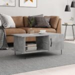 Sofabord 90x50x40 cm konstrueret træ betongrå - Kategori: 4 Sofabord 90x50x40 cm konstrueret træ betongrå