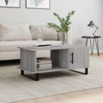 Sofabord 90x50x40 cm konstrueret træ grå sonoma-eg - Kategori: 4 Sofabord 90x50x40 cm konstrueret træ grå sonoma-eg