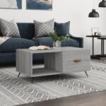 Sofabord 90x50x40 cm konstrueret træ grå sonoma-eg - Kategori: 4 Sofabord 90x50x40 cm konstrueret træ grå sonoma-eg