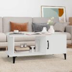 Sofabord 90x50x40 cm konstrueret træ hvid - Kategori: 4 Sofabord 90x50x40 cm konstrueret træ hvid