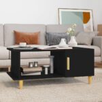 Sofabord 90x50x40 cm konstrueret træ sort - Kategori: 4 Sofabord 90x50x40 cm konstrueret træ sort