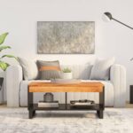 Sofabord 90x50x40 cm massivt akacietræ - Kategori: 4 Sofabord 90x50x40 cm massivt akacietræ