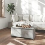 Sofabord 90x50x41,5 cm konstrueret træ betongrå - Kategori: 4 Sofabord 90x50x41,5 cm konstrueret træ betongrå