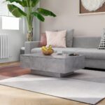 Sofabord 90x60x31 cm konstrueret træ betongrå - Kategori: 4 Sofabord 90x60x31 cm konstrueret træ betongrå