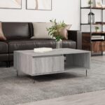 Sofabord 90x60x35 cm konstrueret træ grå sonoma-eg - Kategori: 4 Sofabord 90x60x35 cm konstrueret træ grå sonoma-eg
