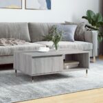 Sofabord 90x60x35 cm konstrueret træ grå sonoma-eg - Kategori: 4 Sofabord 90x60x35 cm konstrueret træ grå sonoma-eg
