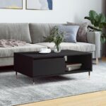 Sofabord 90x60x35 cm konstrueret træ sort - Kategori: 4 Sofabord 90x60x35 cm konstrueret træ sort