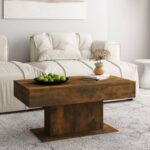 Sofabord 96x50x45 cm konstrueret træ røget egetræsfarve - Kategori: 4 Sofabord 96x50x45 cm konstrueret træ røget egetræsfarve