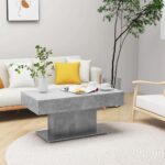 Sofabord 96x50x45 cm spånplade betongrå - Kategori: 4 Sofabord 96x50x45 cm spånplade betongrå