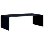 Sofabord 98 x 45 x 31 cm hærdet glas sort - Kategori: 4 Sofabord 98 x 45 x 31 cm hærdet glas sort