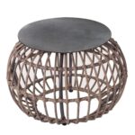 Sofabord Ariki 50 x 50 x 34 cm syntetisk Rattan Stål - Kategori: 4 Sofabord Ariki 50 x 50 x 34 cm syntetisk Rattan Stål