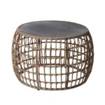 Sofabord Ariki Bord Stål Rattan Hærdet glas syntetisk Rattan 73 x 61 x 46 cm - Kategori: 4 Sofabord Ariki Bord Stål Rattan Hærdet glas syntetisk Rattan 73 x 61 x 46 cm