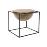 Sofabord Brun Sort Træ Metal 64 x 64 x 62,5 cm - Kategori: 4 Sofabord Brun Sort Træ Metal 64 x 64 x 62,5 cm