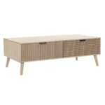 Sofabord Brun Træ Gran Plastik Træ MDF 120 x 60 x 42,5 cm - Kategori: 4 Sofabord Brun Træ Gran Plastik Træ MDF 120 x 60 x 42,5 cm