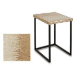 Sofabord Hvid Beige Gylden Metal Perlemor 47 x 62 x 47 cm - Kategori: 4 Sofabord Hvid Beige Gylden Metal Perlemor 47 x 62 x 47 cm
