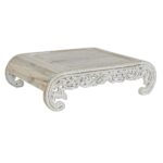 Sofabord Hvid Mangotræ 89 x 63,5 x 25,4 cm - Kategori: 4 Sofabord Hvid Mangotræ 89 x 63,5 x 25,4 cm