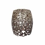 Sofabord Kobber Aluminium Blad af en plante (40 x 40 x 45 cm)