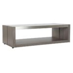 Sofabord Krystal Aluminium Hrast Hærdet glas (120 x 60 x 37,5 cm)