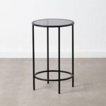 Sofabord Krystal Sort Metal 40 x 40 x 65 cm - Kategori: 4 Sofabord Krystal Sort Metal 40 x 40 x 65 cm