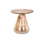 Sofabord Krystal To-farvet Jern 50 x 50 x 49 cm - Kategori: 4 Sofabord Krystal To-farvet Jern 50 x 50 x 49 cm