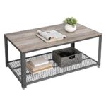 Sofabord Med Rummelig Bordplade Og Opbevaringshylde Til Stue, Robust Metalramme - Kategori: 4 Sofabord Med Rummelig Bordplade Og Opbevaringshylde Til Stue, Robust Metalramme