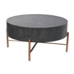 Sofabord Metal Aluminium 90 x 90 x 45 cm Mangotræ - Kategori: 4 Sofabord Metal Aluminium 90 x 90 x 45 cm Mangotræ