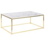 Sofabord Metal Træ MDF 100 x 60 x 40 cm - Kategori: 4 Sofabord Metal Træ MDF 100 x 60 x 40 cm