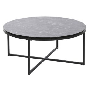 Sofabord Metal Træ MDF 80 x 80 x 35 cm