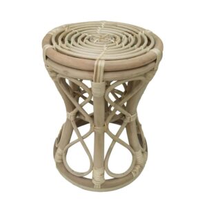 Sofabord Natur Rattan Tropisk (30 x 30 x 40 cm)