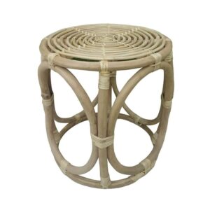 Sofabord Natur Rattan Tropisk (43 x 43 x 46 cm)