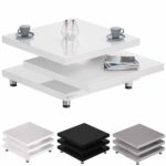 Sofabord New York Grå 60x60cm justerbart - Kategori: 4 Sofabord New York Grå 60x60cm justerbart