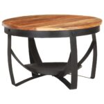 Sofabord Ø68×43 cm massivt akacietræ - Kategori: 4 Sofabord Ø68x43 cm massivt akacietræ