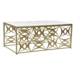 Sofabord Spejl Metal (110 x 60 x 46 cm) - Kategori: 4 Sofabord Spejl Metal (110 x 60 x 46 cm)