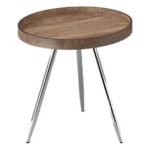 Sofabord Stål Træ MDF (45,8 x 45,8 x 47,5 cm) - Kategori: 4 Sofabord Stål Træ MDF (45,8 x 45,8 x 47,5 cm)