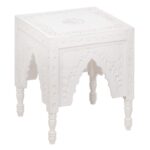 Sofabord Træ Hvid 36 x 36 x 42 cm DMF - Kategori: 4 Sofabord Træ Hvid 36 x 36 x 42 cm DMF