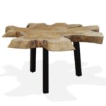 Sofabord ægte teaktræ 80 x 70 x 38 cm - Kategori: 4 Sofabord ægte teaktræ 80 x 70 x 38 cm