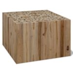 Sofabord i ægte teaktræ 50 x 50 x 35 cm - Kategori: 4 Sofabord i ægte teaktræ 50 x 50 x 35 cm