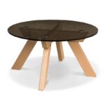 Sofabord i bøgetræ på Ø70×38 cm – Oliebehandlet - Kategori: 4 Sofabord i bøgetræ på Ø70x38 cm - Oliebehandlet