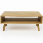 Sofabord i massiv egetræ 100x59x40 cm - Kategori: 4 Sofabord i massiv egetræ 100x59x40 cm
