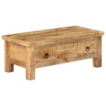 Sofabord i massivt mangotræ 90 x 45 x 35 cm - Kategori: 4 Sofabord i massivt mangotræ 90 x 45 x 35 cm