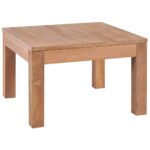 Sofabord i massivt teaktræ med naturlig finish 60 x 60 x 40 cm - Kategori: 4 Sofabord i massivt teaktræ med naturlig finish 60 x 60 x 40 cm
