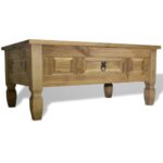 Sofabord i mexicansk fyrretræ Corona-serien 100 x 55 x 44 cm - Kategori: 4 Sofabord i mexicansk fyrretræ Corona-serien 100 x 55 x 44 cm