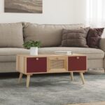 Sofabord med skuffer 80x40x35,5 cm konstrueret træ - Kategori: 4 Sofabord med skuffer 80x40x35,5 cm konstrueret træ