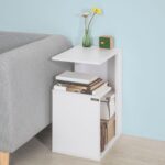 Sofabord / sidebord i moderne stil, hvid - Kategori: 4 Sofabord / sidebord i moderne stil, hvid